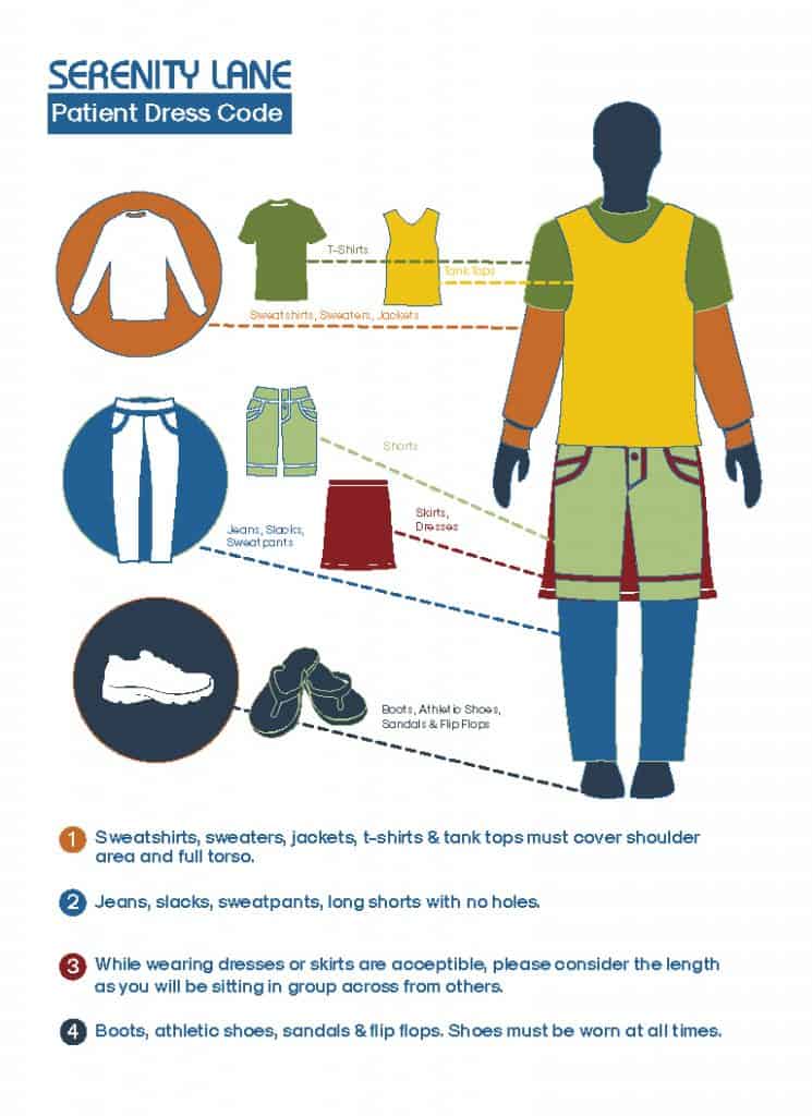 patient dress code