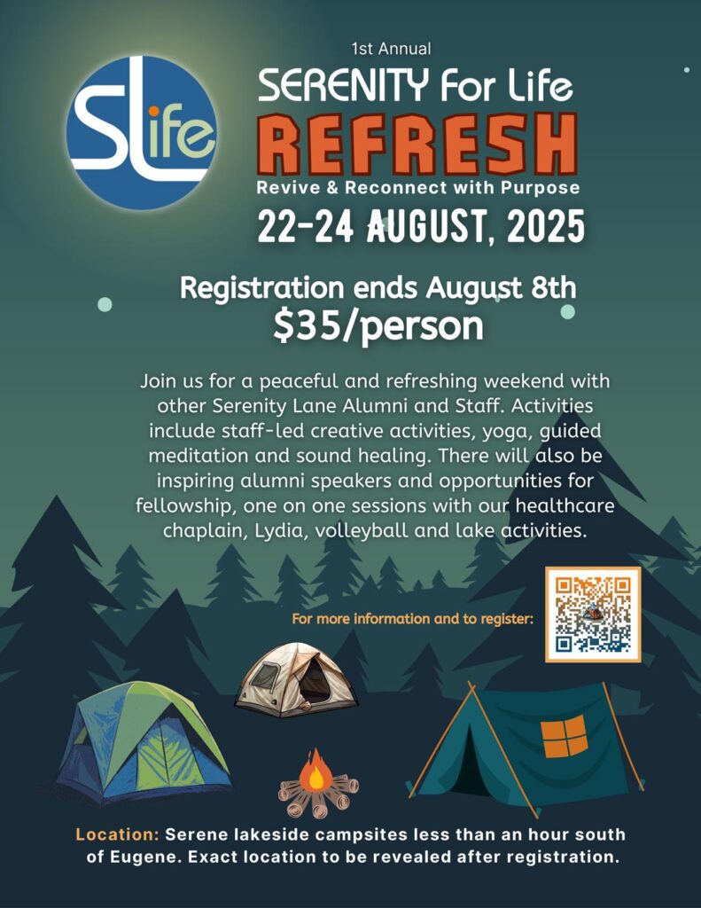 Serenity for Life REFRESH Summer Campout