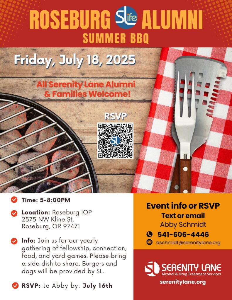 Serenity Lane Roseburg Alumni Summer BBQ
