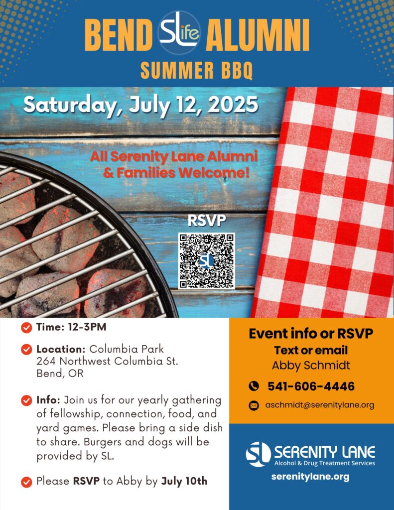 Serenity Lane Bend Alumni Summer BBQ